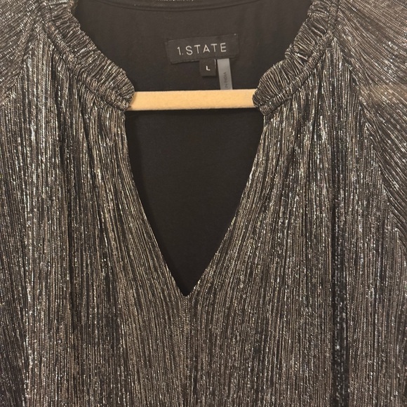 1. State Black and Silver Mini Dress - Picture 5 of 9